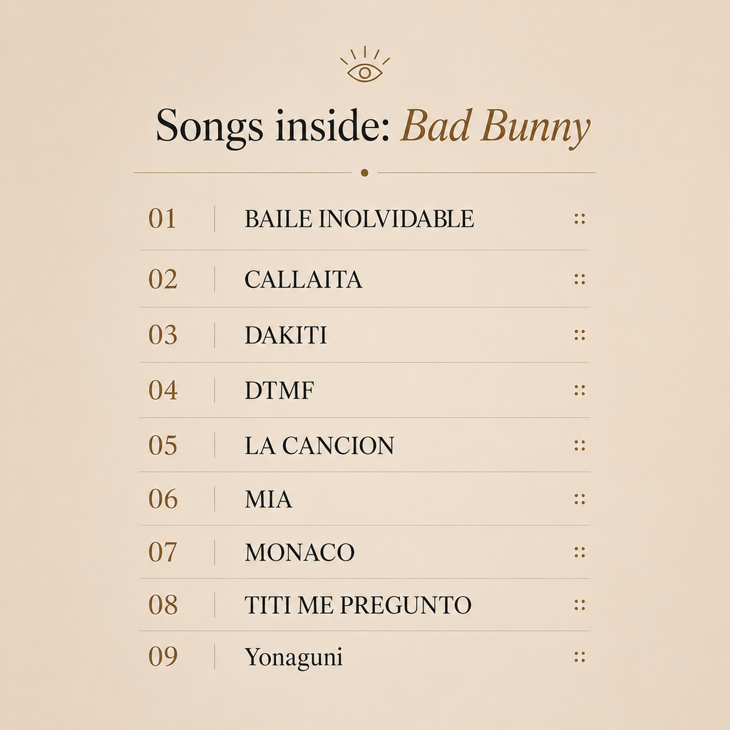 BAD BUNNY VINYL PLAYER
