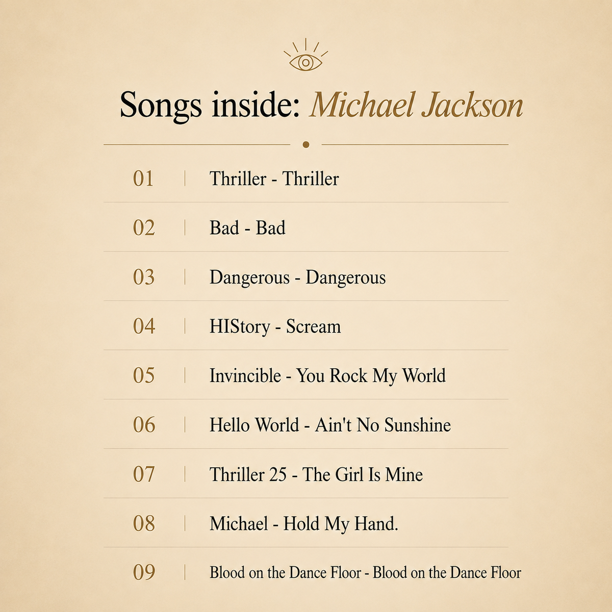 MICHAEL JACKSON VINYL PLAYER